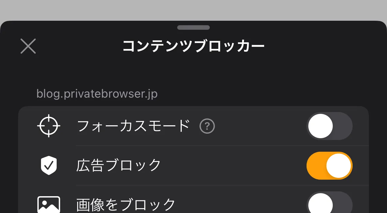 フォーカスモード